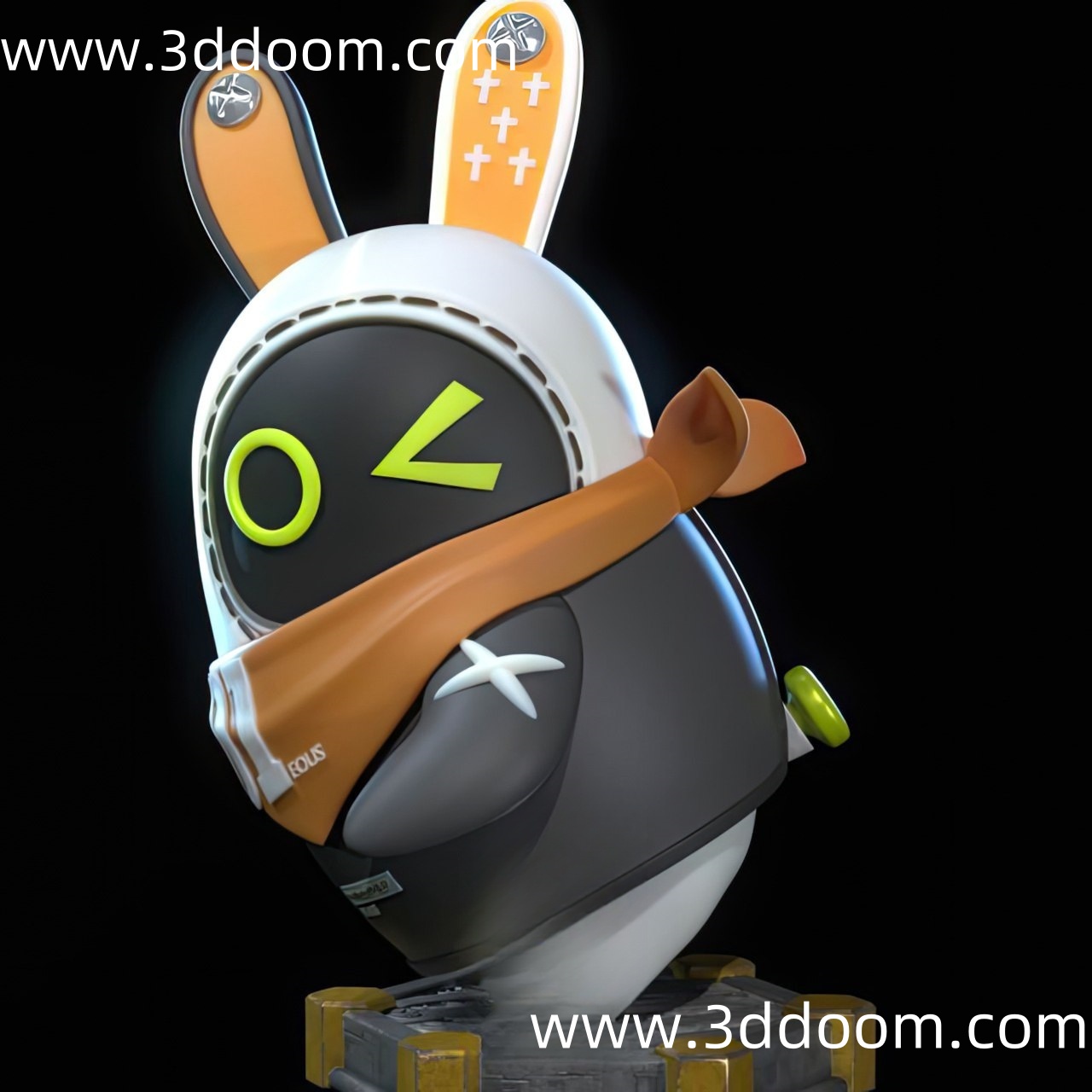32 Eous Zenless Zone Zero 绝区零 Eous-3D DOOM