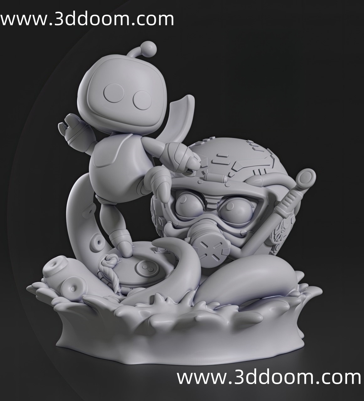 6 Astrobot Playstation 宇宙机器人 Astro-3D DOOM