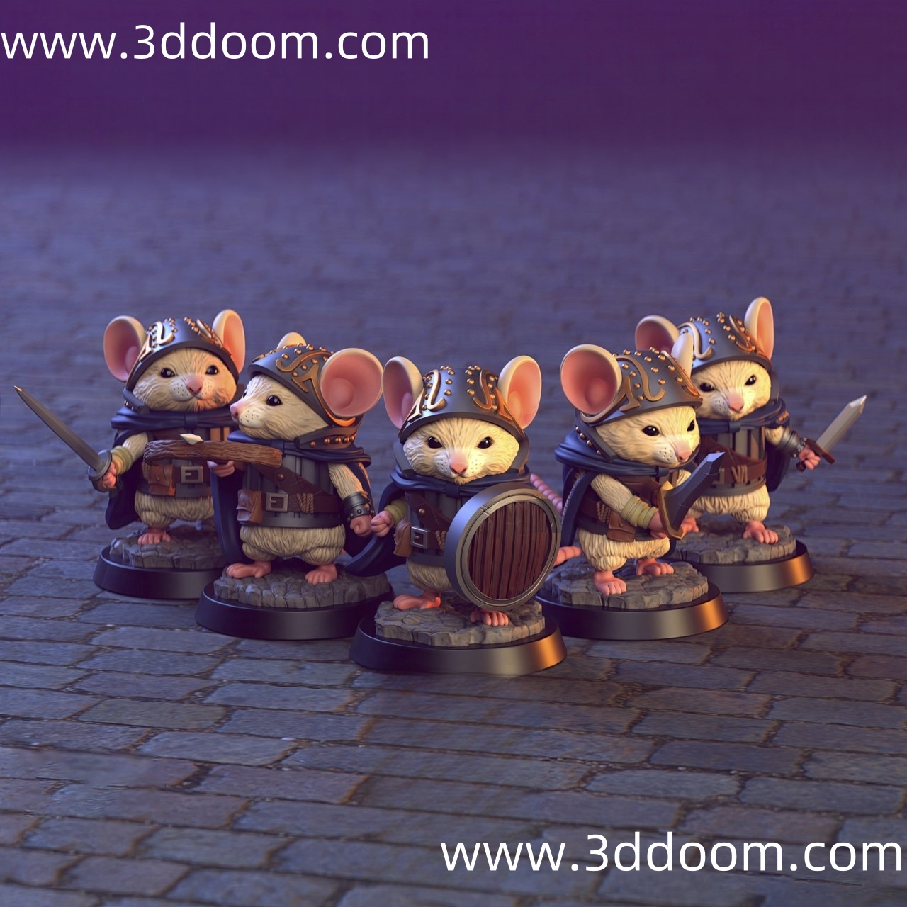 56 Mini Mice 迷你老鼠-3D DOOM