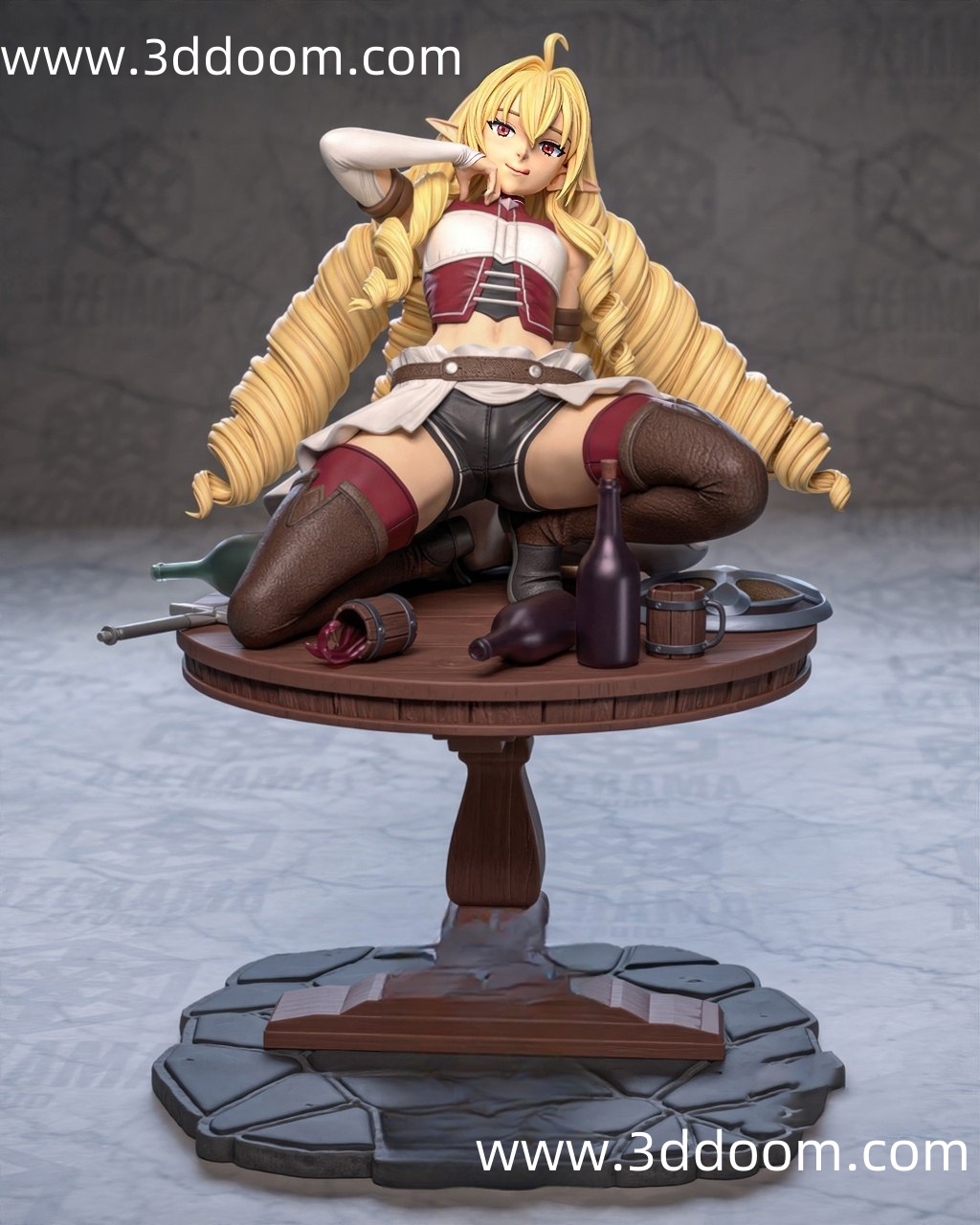 30 Elinalise Dragonroad Mushoku Tensei无职转生艾莉娜丽洁 龙路-3D DOOM