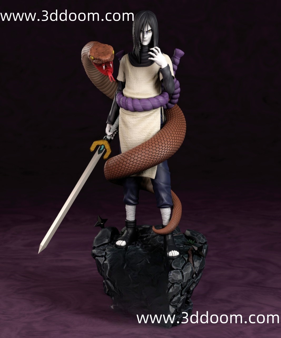 66 Orochimaru Naruto 火影忍者 大蛇丸-3D DOOM