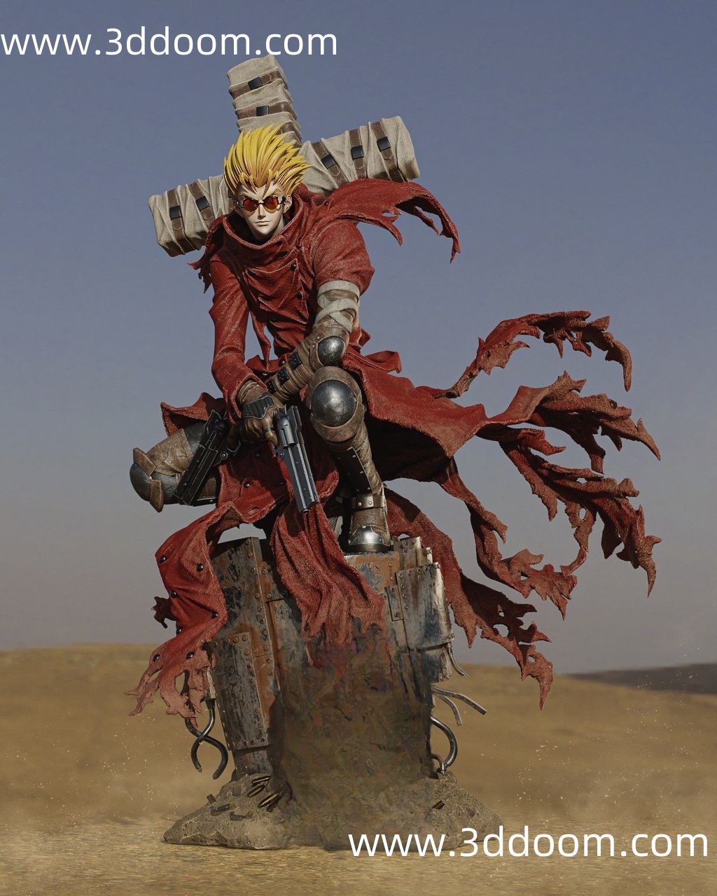 97 Vash the Stampede Trigun 枪神 法修·斯坦比特-3D DOOM