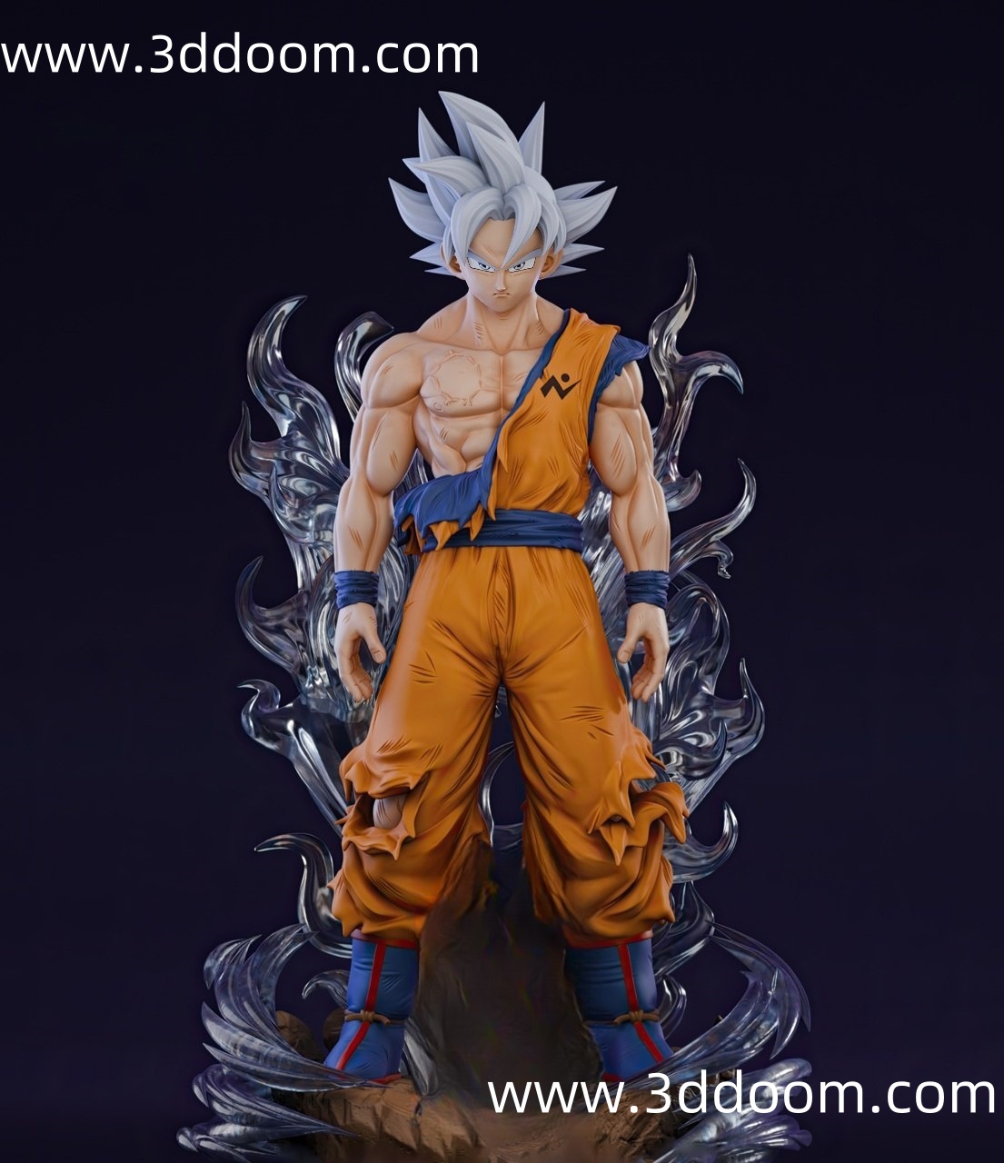 96 Ultra Goku Dragon Bal 龙珠 超级赛亚悟空-3D DOOM