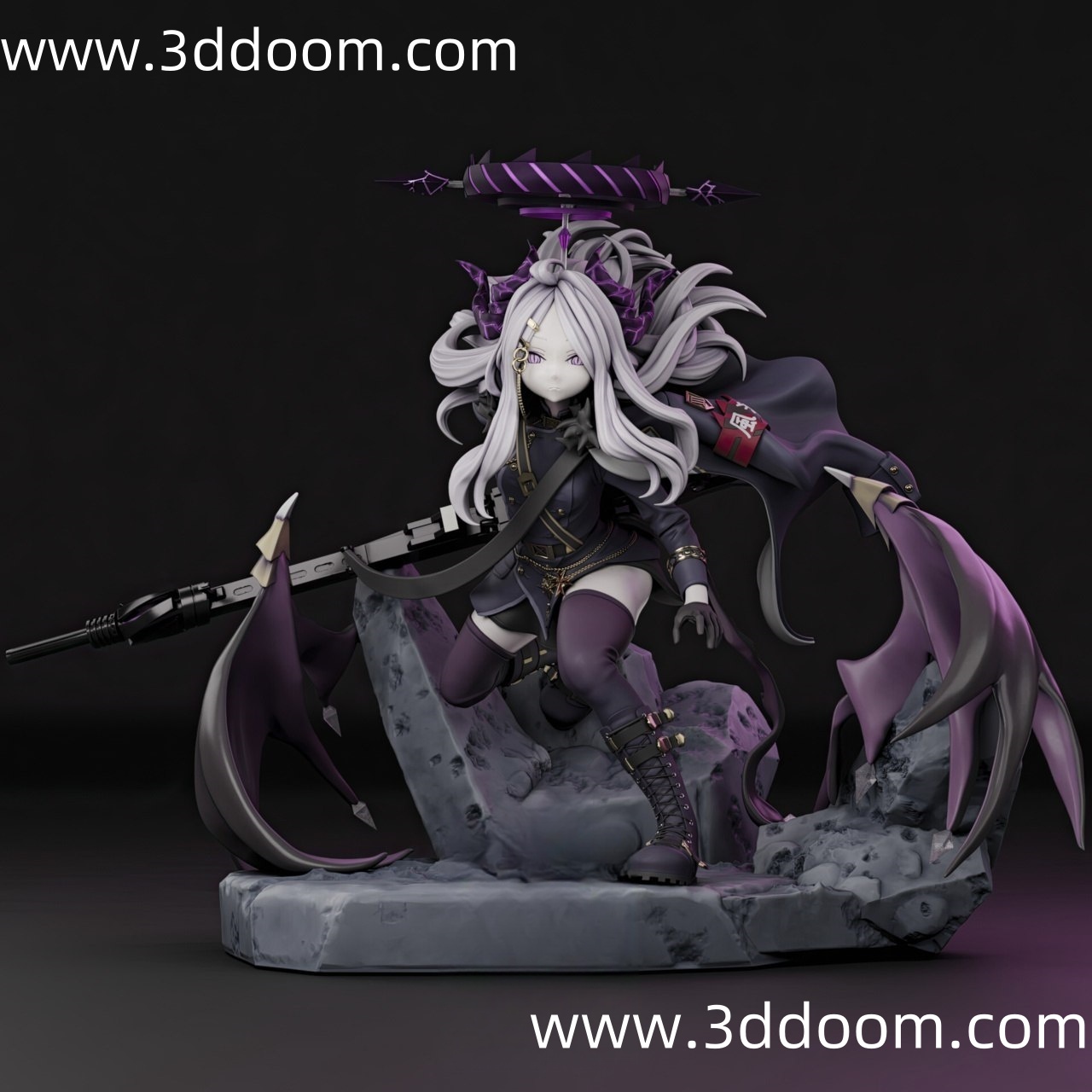 88 Sorasaki Hina Blue Archive 蔚蓝档案 空崎日奈-3D DOOM