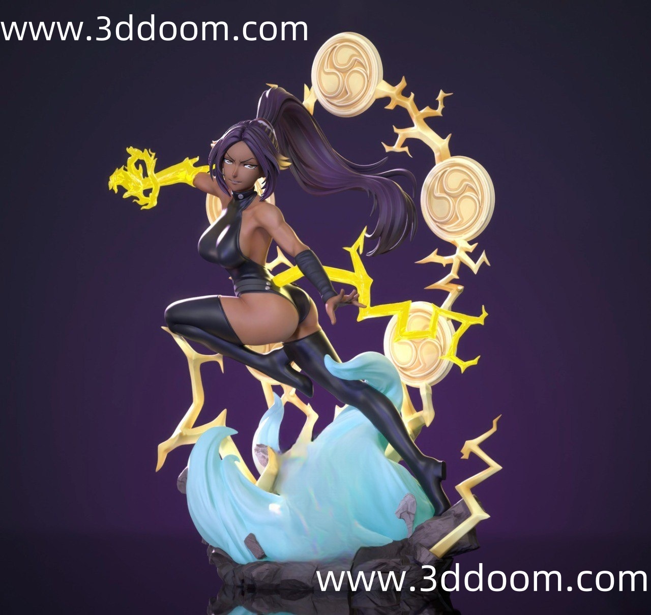 99 Yoruichi Shihouin Bleach 死神 四枫院夜一-3D DOOM