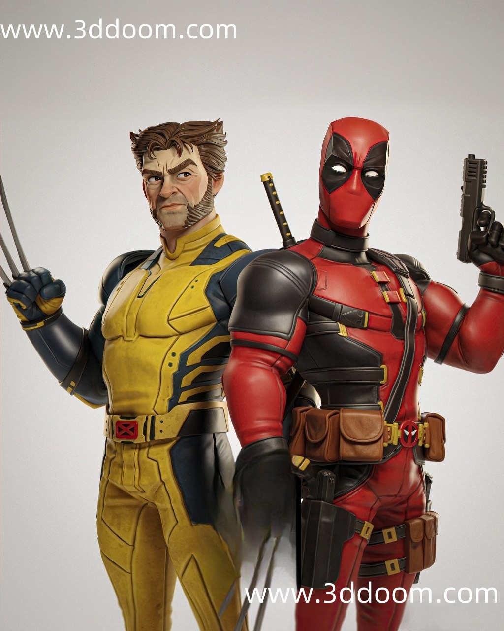24 Deadpool and Wolverine 漫威 死侍与金刚狼-3D DOOM