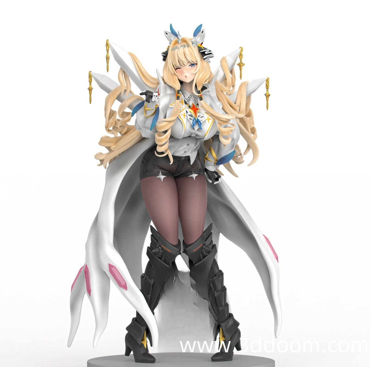 21 Crown Nikke Goddess of Victory 胜利女神 王冠-3D DOOM