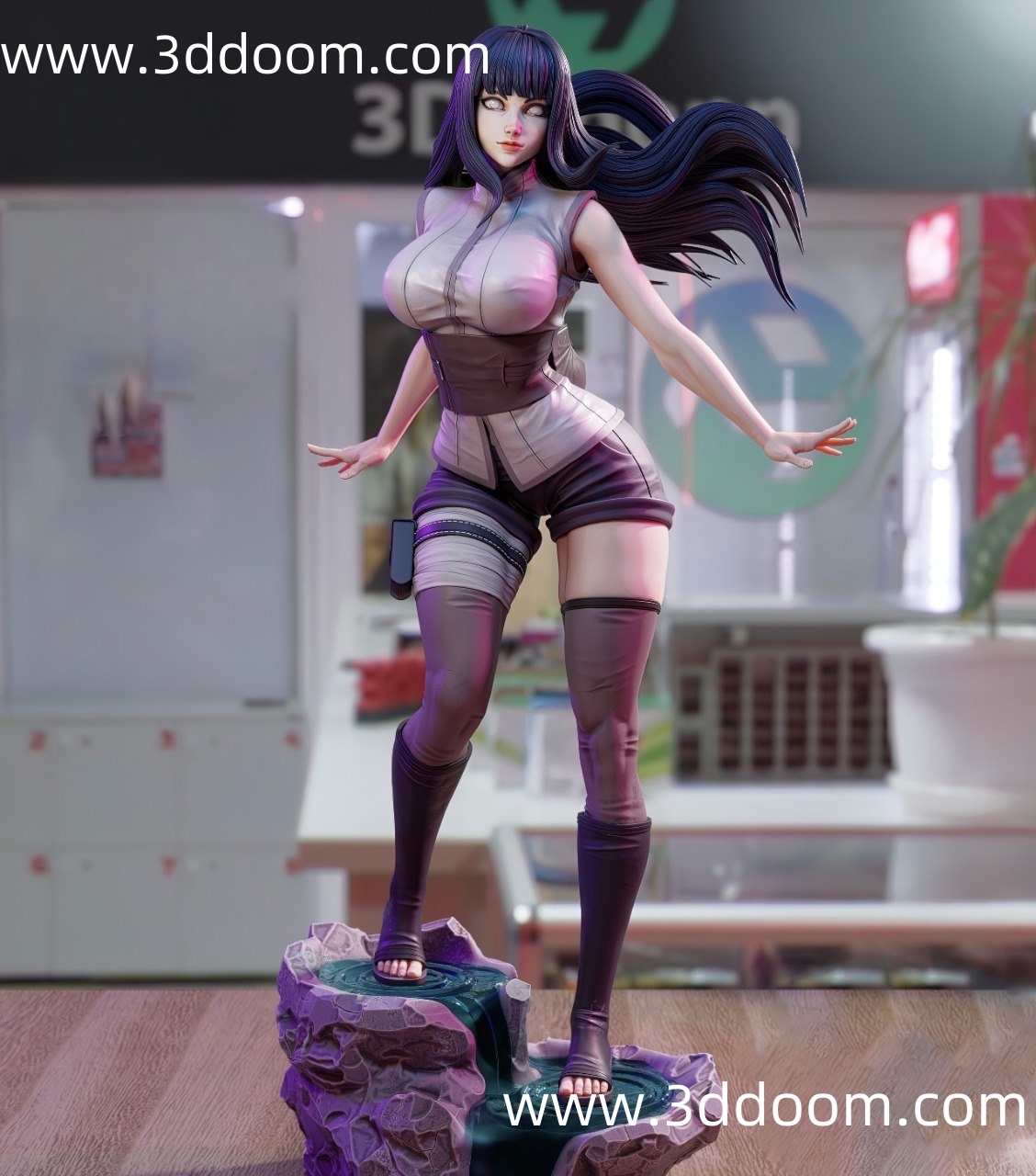 44 Hinata Hyuga Naruto 火影忍者 日向雏田-3D DOOM