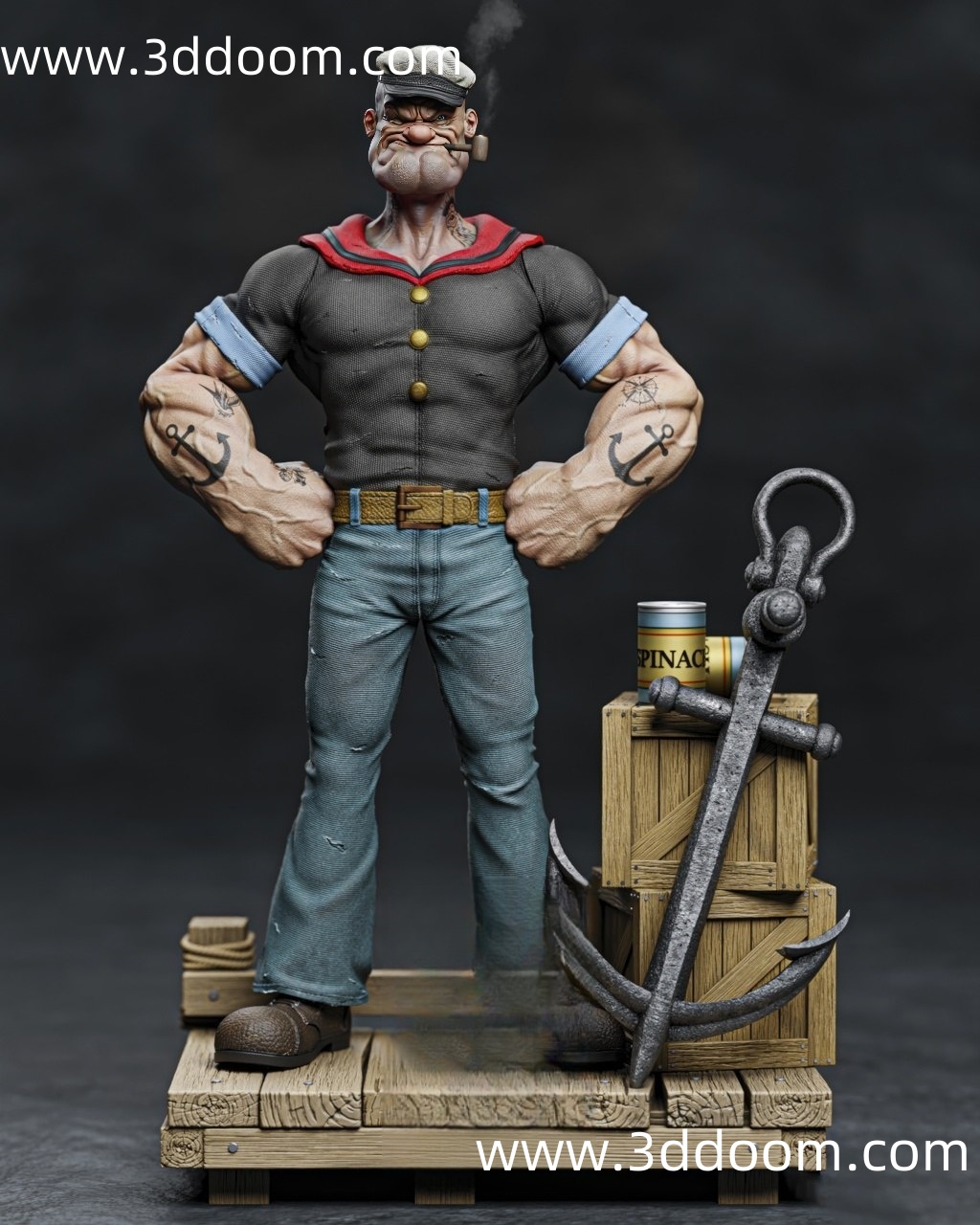 68 Popeye the Sailor 大力水手-3D DOOM