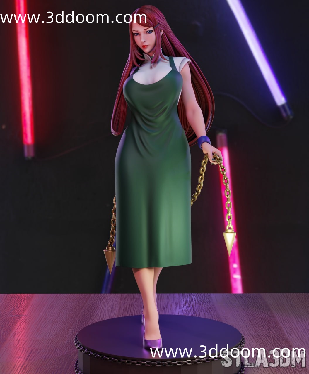 50 Kushina Uzumaki Naruto 火影忍者 漩涡玖辛奈-3D DOOM
