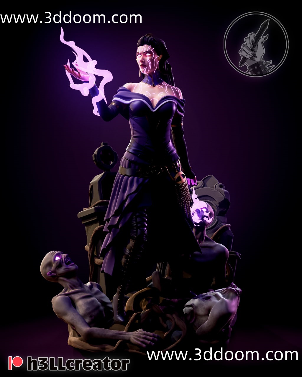 53 Liliana Vess Magic The Gathering 万智牌 莉莉安娜・维斯-3D DOOM