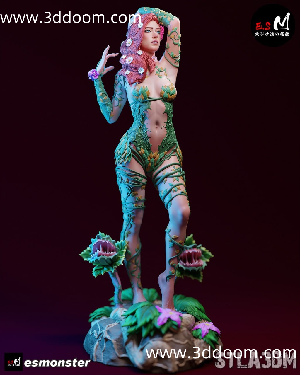 67 Poison Ivy Batman DC蝙蝠侠 毒藤女-3D DOOM