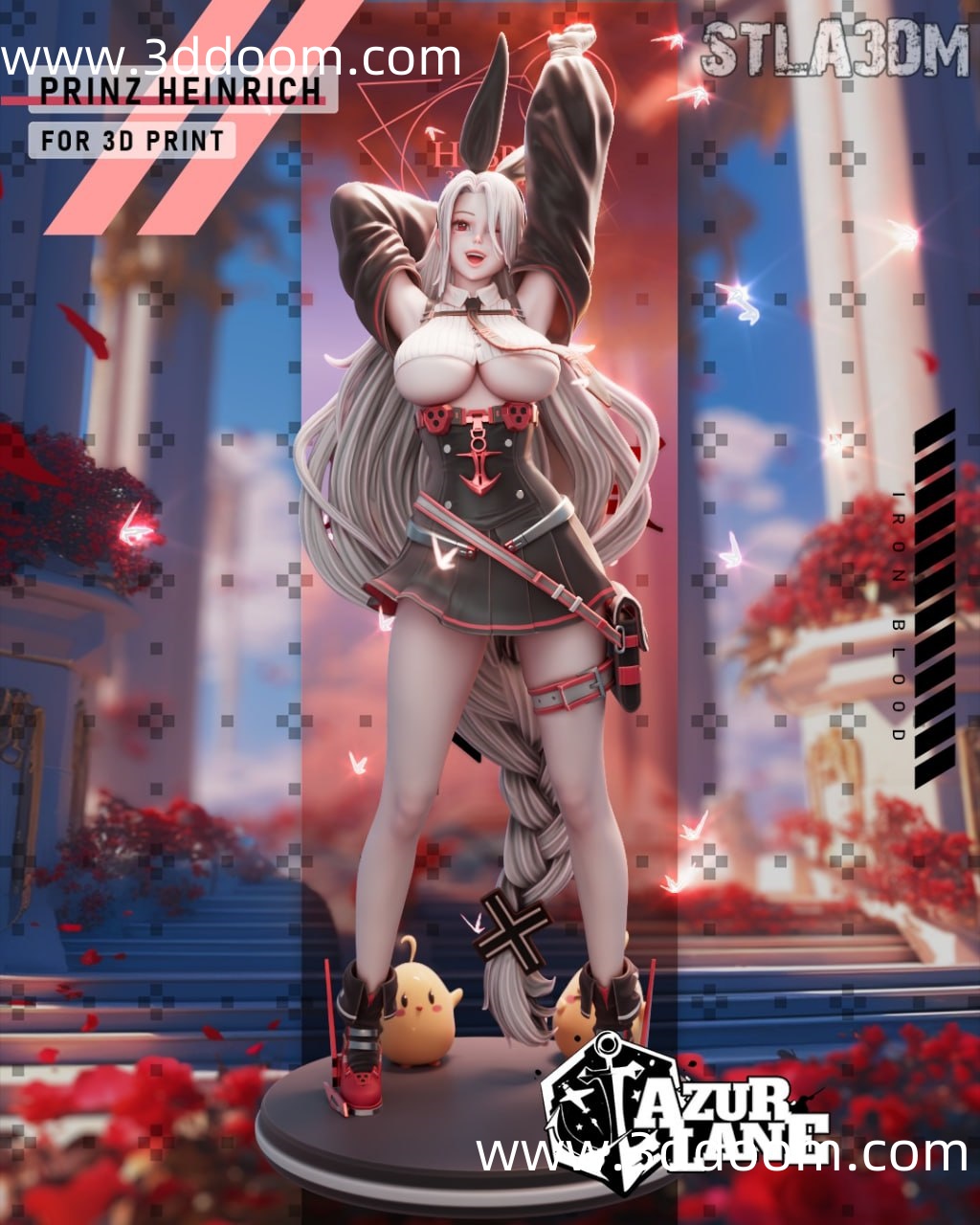70 Prinz Heinrich Azur Lane 碧蓝航线 海因里希亲王-3D DOOM