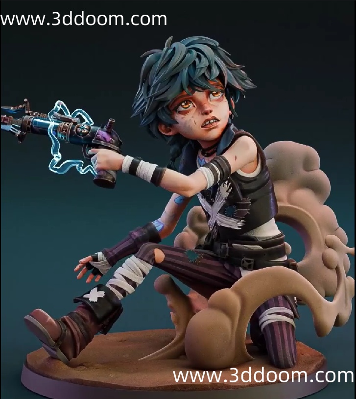 534 Isha Arcane League of Legends 英雄联盟  Isha-3D DOOM