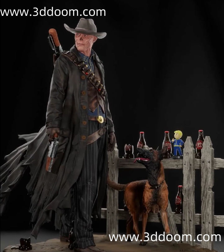 491 The Ghoul Fallout 辐射 尸鬼-3D DOOM