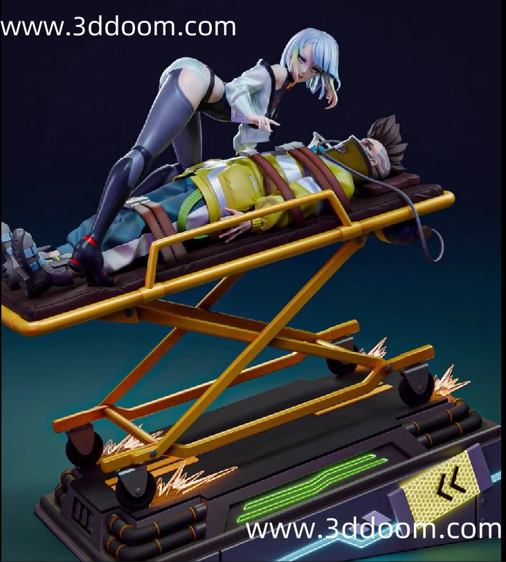 332 David and Lucy Cyberpunk Edgerunners 赛博朋克 大卫和露西-3D DOOM