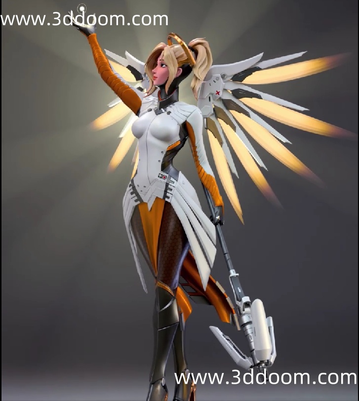 656 Mercy Overwatch 守望先锋 天使-3D DOOM