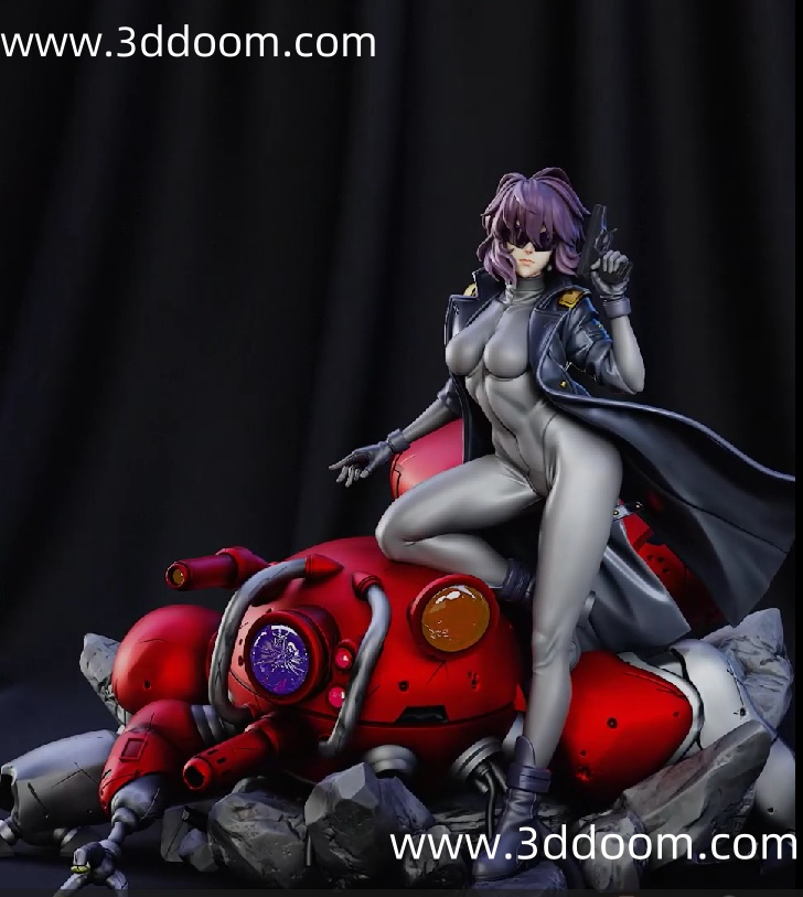 662 Motoko Kusanagi Ghost in the Shell 攻壳机动队 草薙素子-3D DOOM