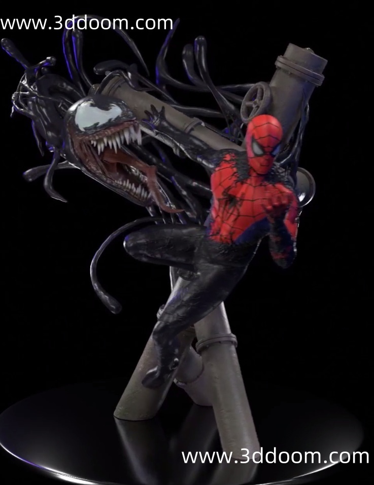 786 Spider-Man vs Venom 蜘蛛侠大战毒液-3D DOOM