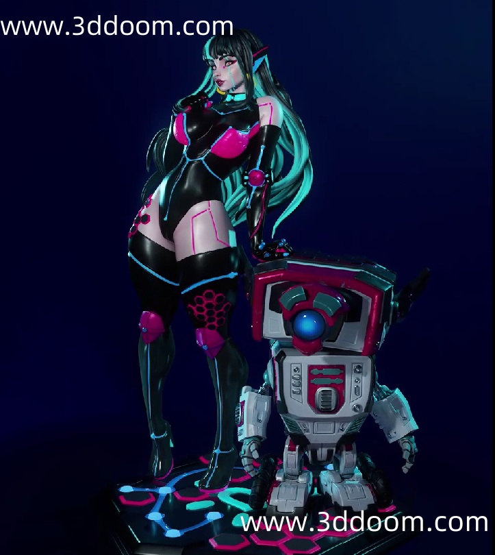 843 Illysa Cyberpunk 赛博朋克 Illysa-3D DOOM