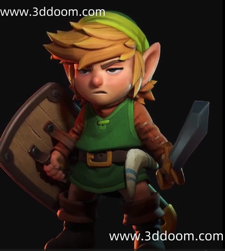 862 Link The Legend of Zelda 塞尔达传说 林克-3D DOOM