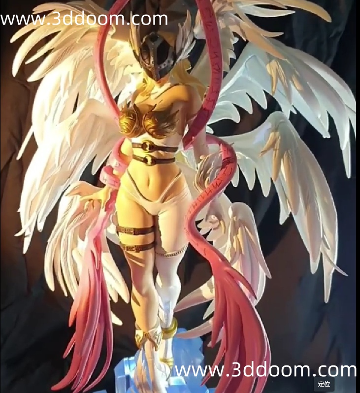 908 Angewomon Digimon 数码宝贝 天女兽-3D DOOM