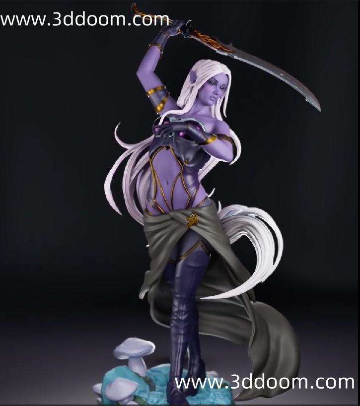 926 Eilistraee Forgotten Realms 被遗忘国度 伊莉丝翠-3D DOOM