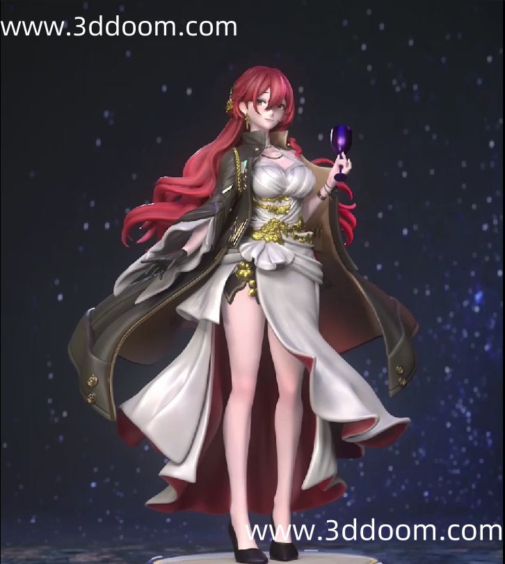 938 Himeko Honkai Star Rail 崩坏：星穹铁道 姬子-3D DOOM