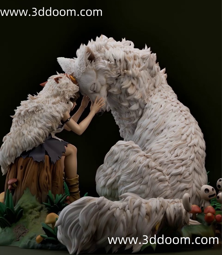 975 San Princess Mononoke 幽灵公主 珊-3D DOOM