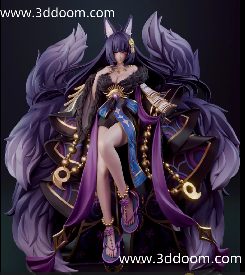 61 Musashi Azur Lane 碧蓝航线 武藏-3D DOOM