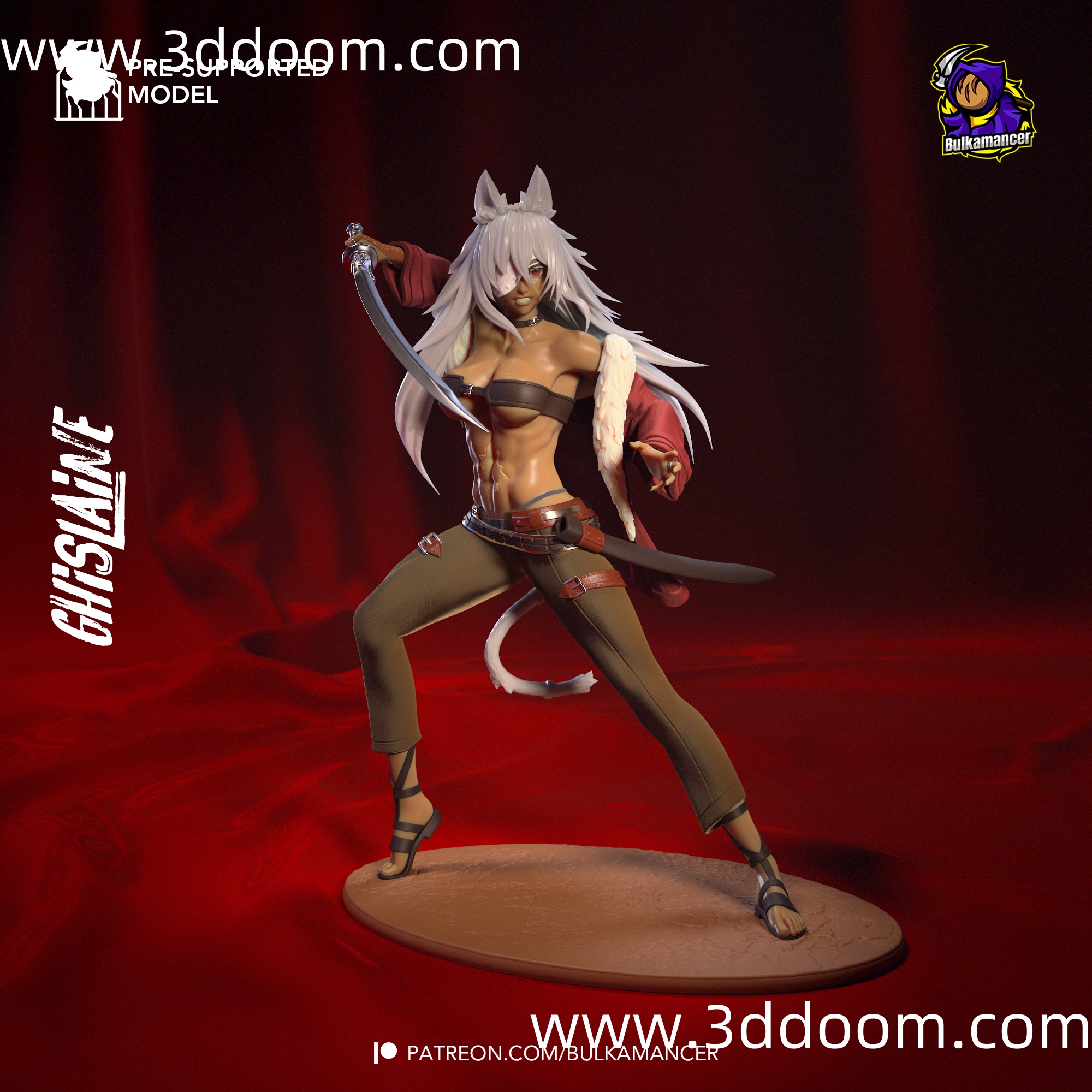 405 Ghislaine Dedoldia Mushoku Tensei 无职转生 吉斯兰-3D DOOM