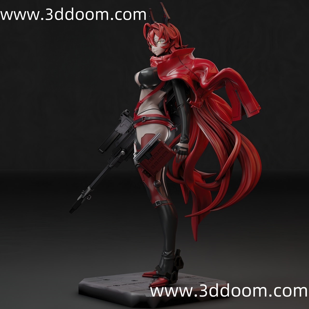 189 Red Hood Nikke Goddess of Victory 胜利女神 小红帽-3D DOOM