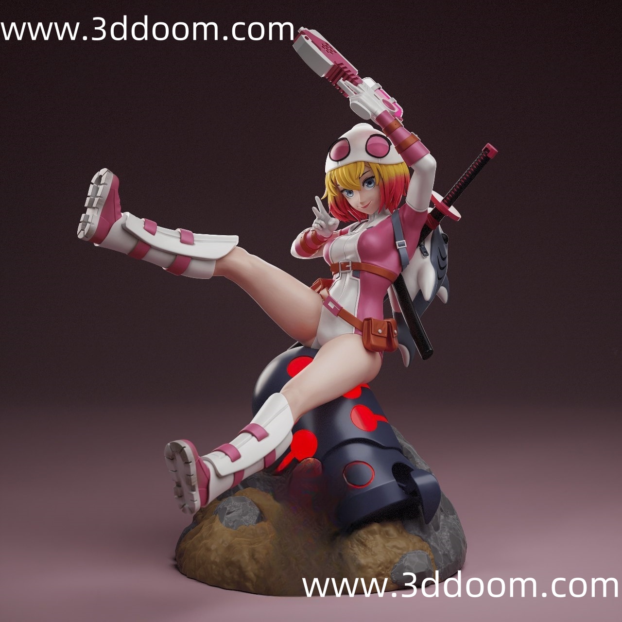 154 GwenPool 漫威 格温-3D DOOM