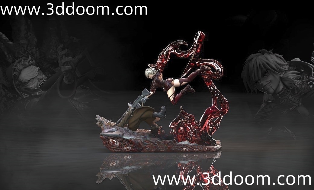 191 Seras Victoria Hellsing 皇家国教骑士团 塞拉斯・维多利亚-3D DOOM