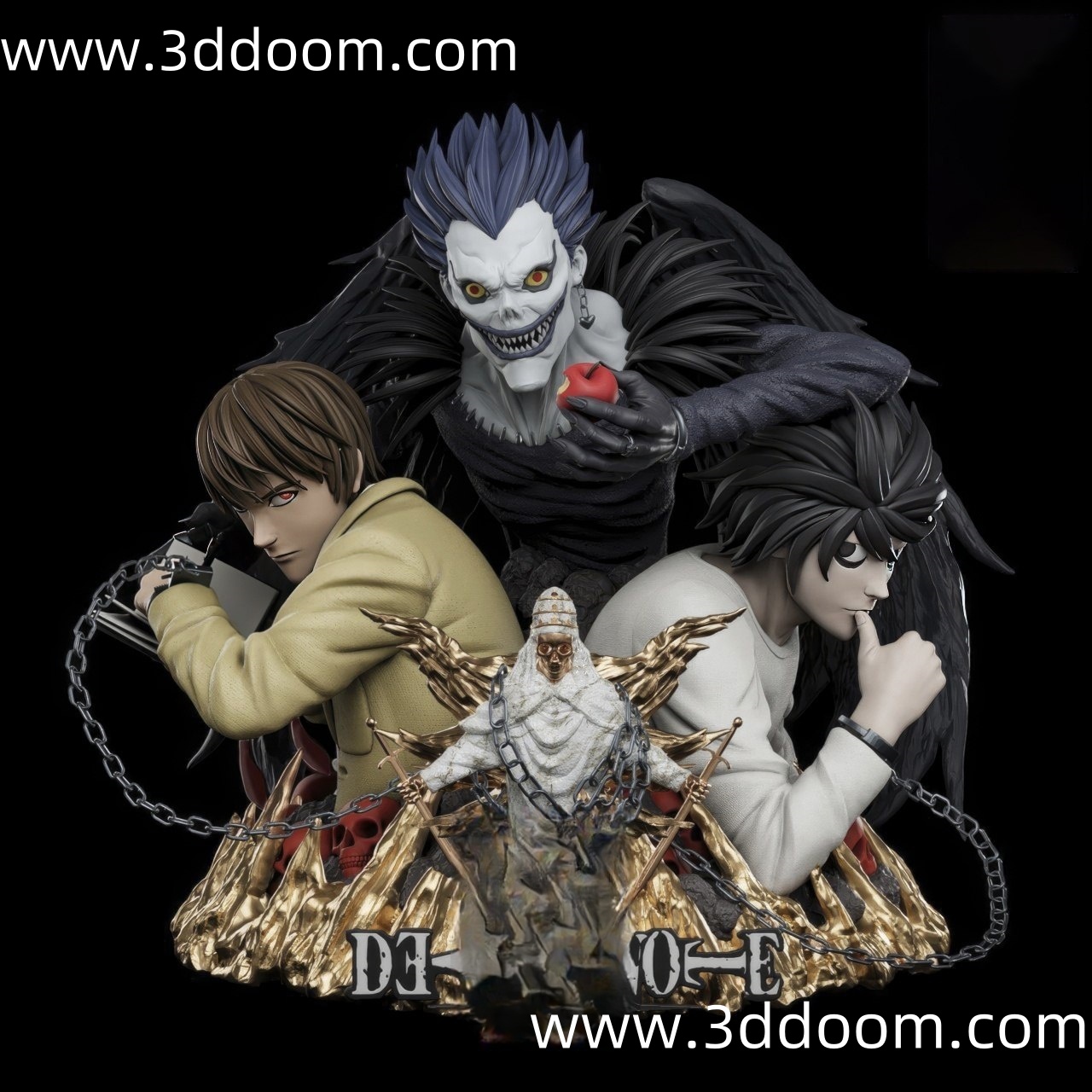 173 L vs Kira Death Note 死亡笔记 L对战基拉-3D DOOM