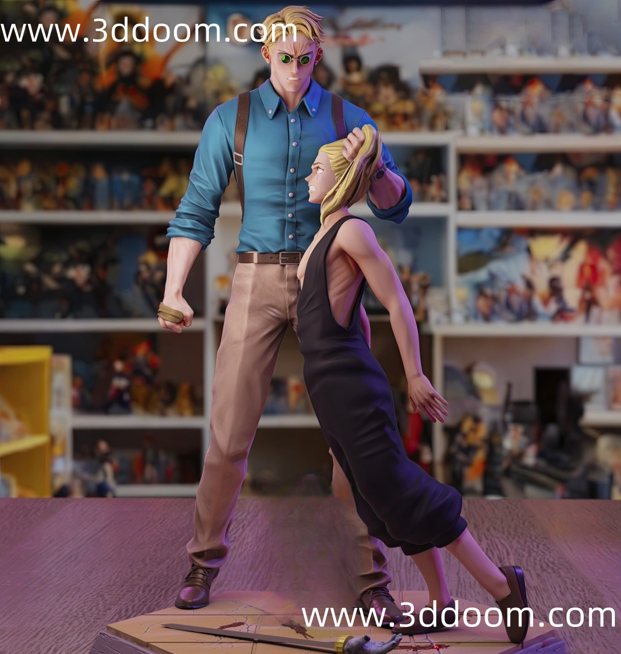 172 Kento Nanami vs Haruta Shigemo 咒术回战七海建人对战东堂葵-3D DOOM