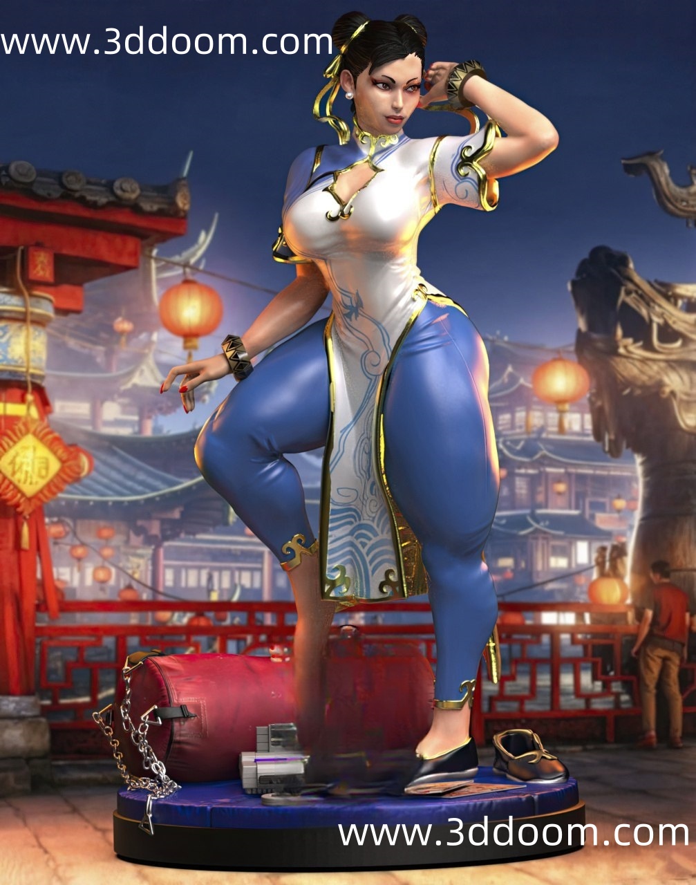 130 Chun-Li Street Fighter 街头霸王 春丽-3D DOOM