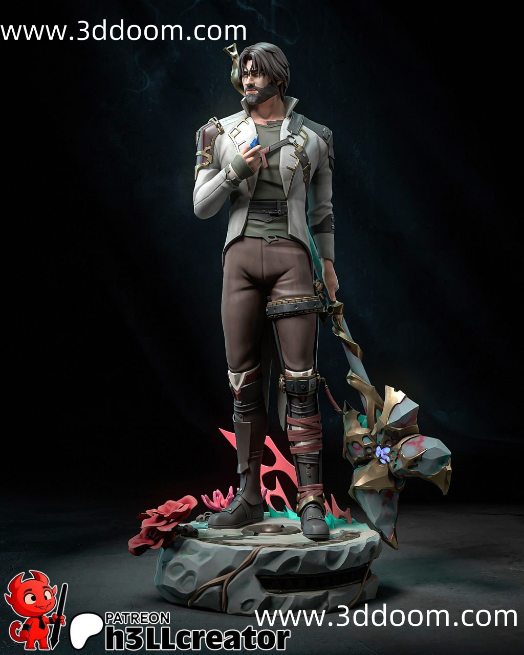 165 Jayce Talis Arcane League of Legends 英雄联盟 杰斯-3D DOOM