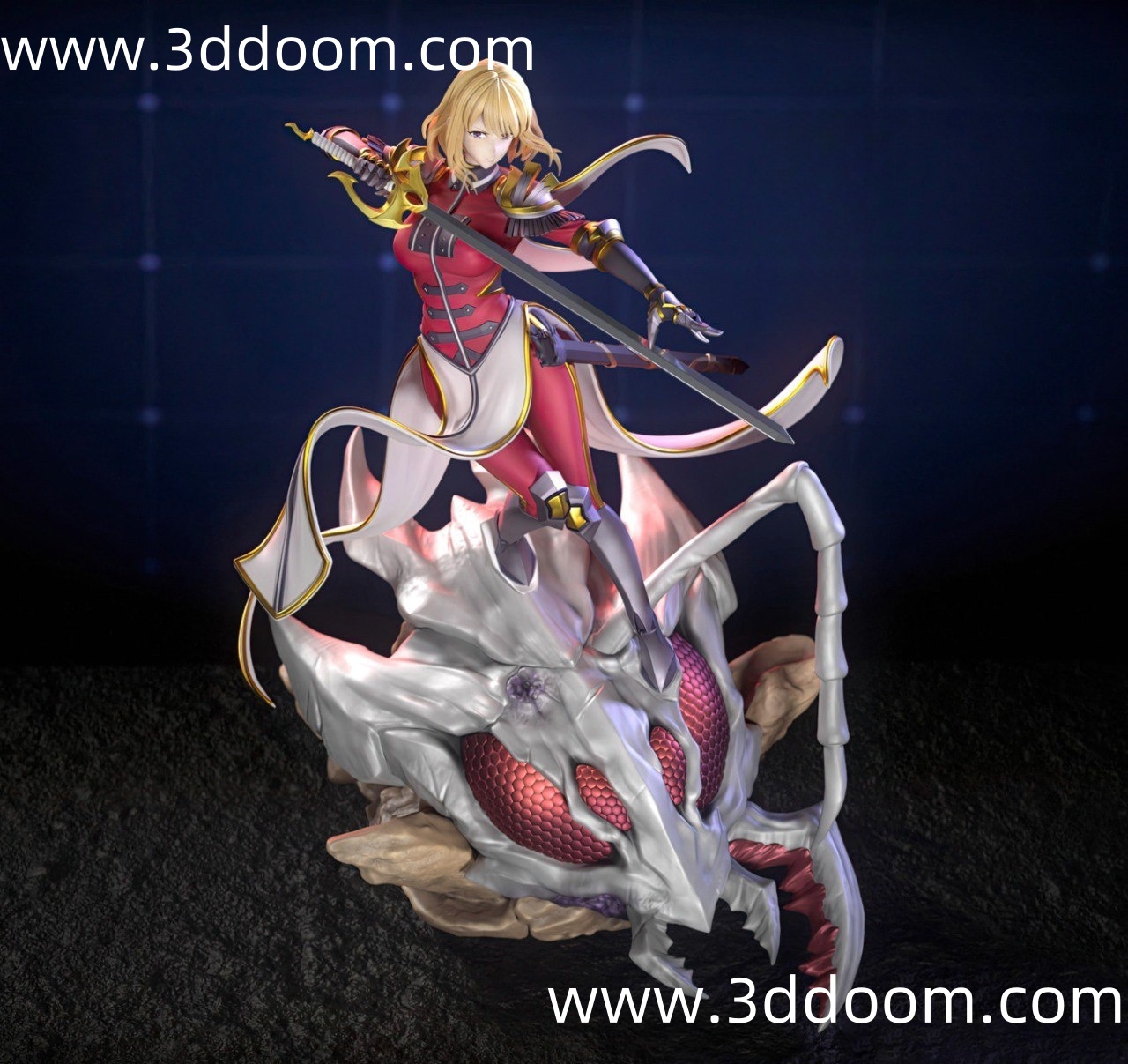 123 Cha Hae-In Solo Leveling 我独自升级 车惠怡-3D DOOM