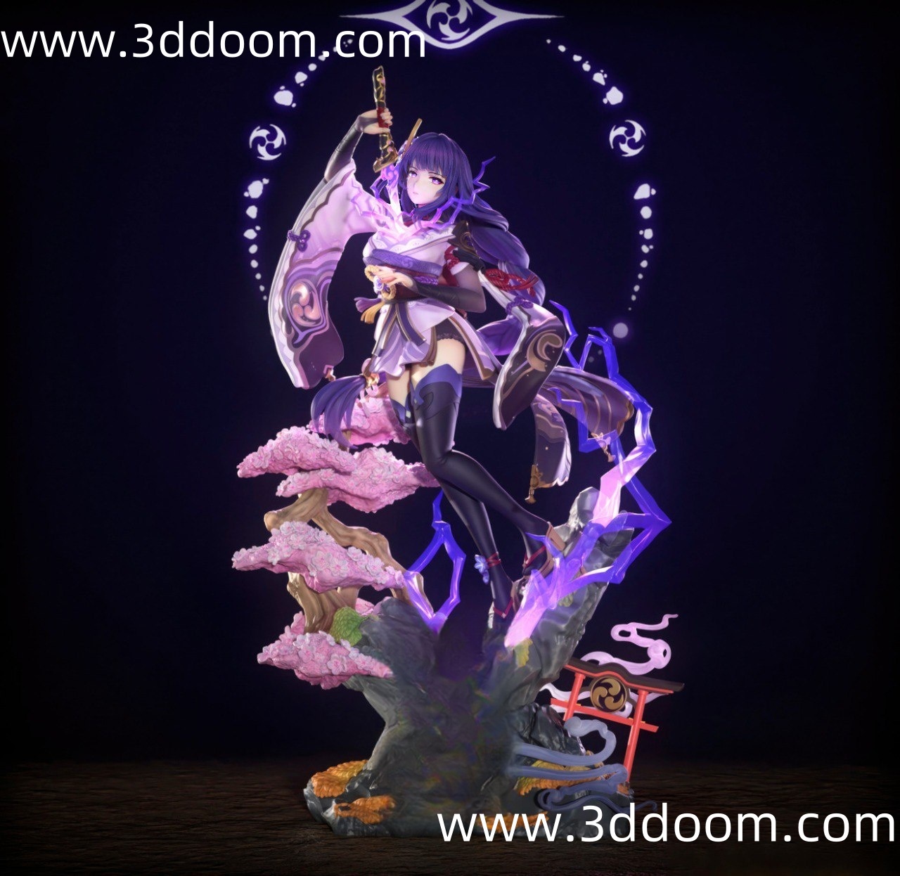 271 Raiden Shogun Genshin Impact 原神 雷电将军-3D DOOM