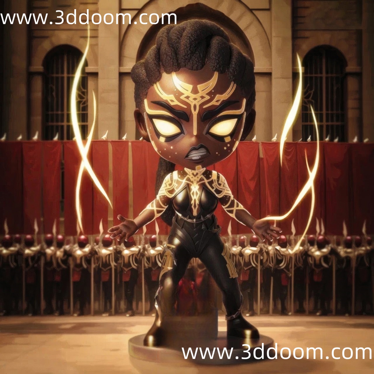 300 Сhibi Mel League of Legends 英雄联盟 梅尔-3D DOOM