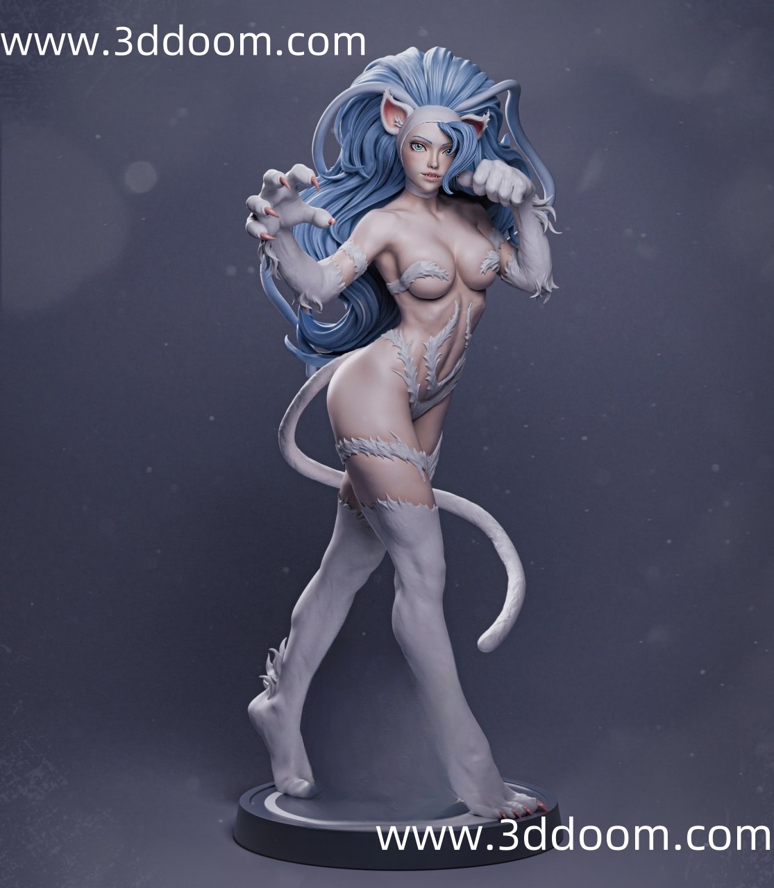 143 Felicia Darkstalkers 恶魔战士 菲莉西亚-3D DOOM