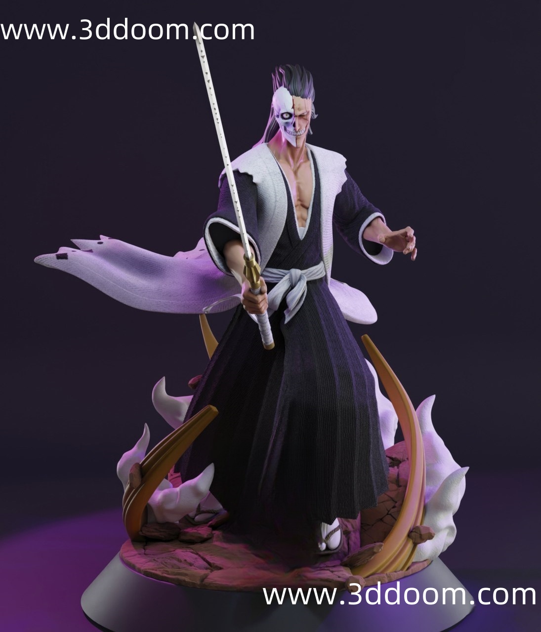 298 Zaraki Kenpachi Bleach 死神 更木剑八-3D DOOM
