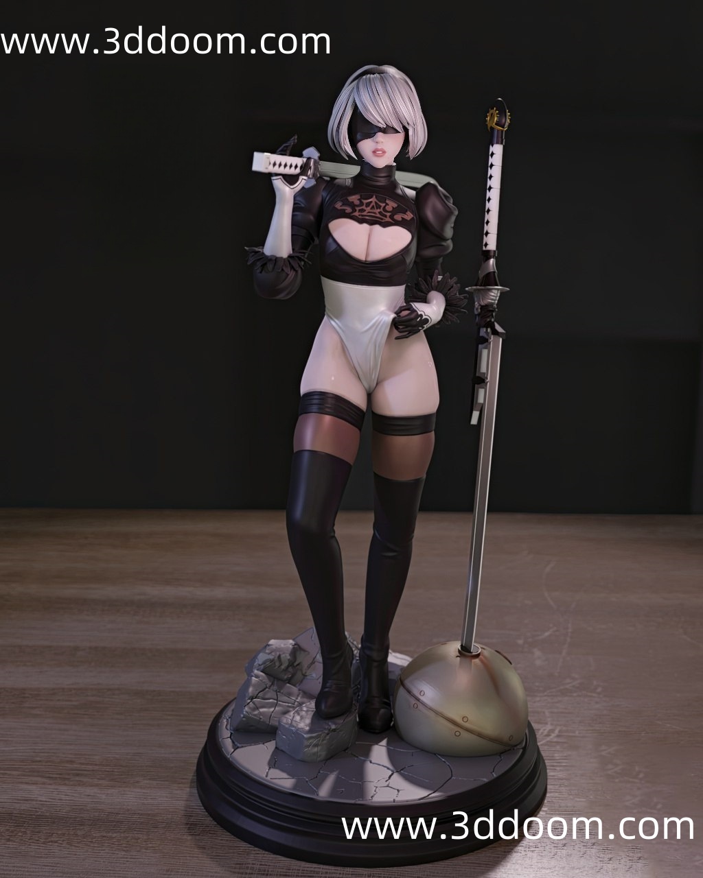 101 2B Nier Automata 尼尔机械纪元 2B-3D DOOM