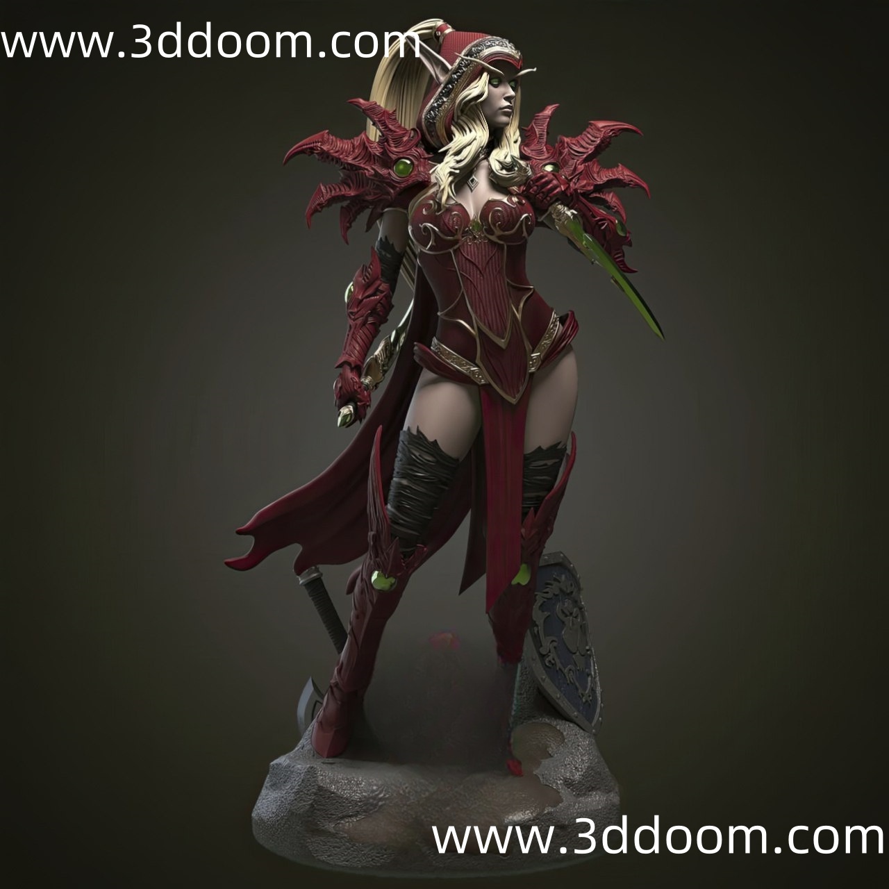 291 Valeera Sanguinar World of Warcraft 魔兽世界 瓦莉拉-3D DOOM