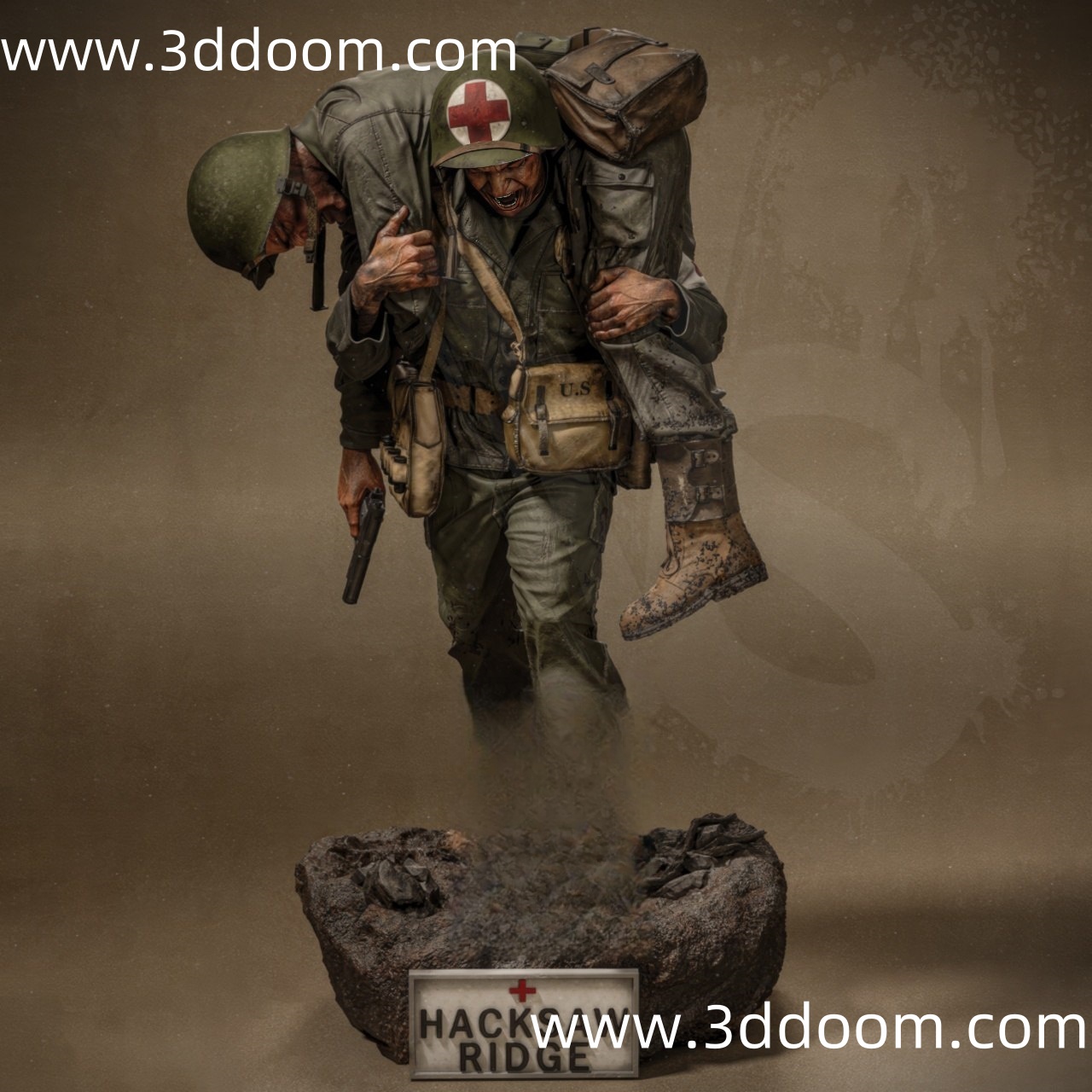 155 Hacksaw Ridge Desmond Doss 血战钢锯岭 戴斯蒙德·道斯-3D DOOM