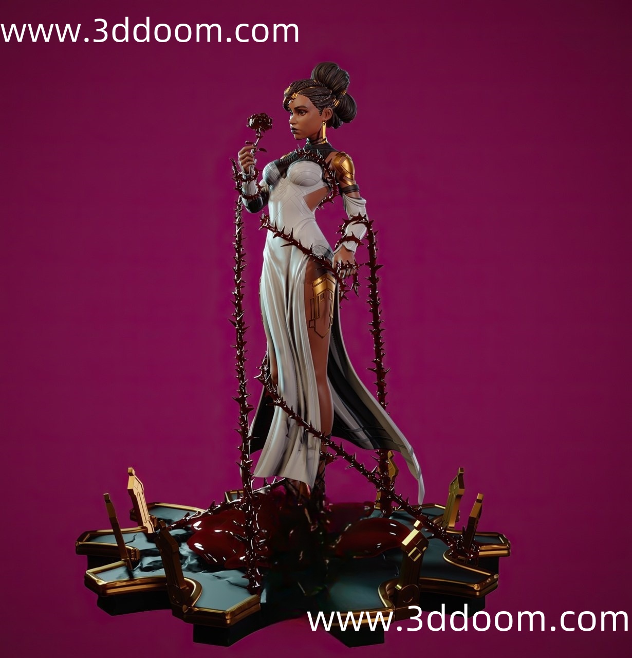 262 Mel Medarda League of Legends Arcane 英雄联盟 梅尔-3D DOOM