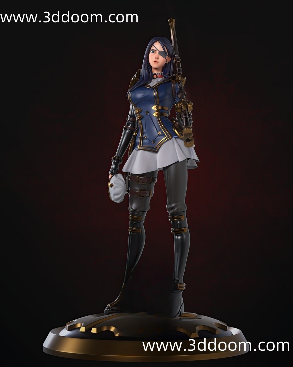 118 Caitlyn League of Legends Arcane 英雄联盟 凯特琳-3D DOOM