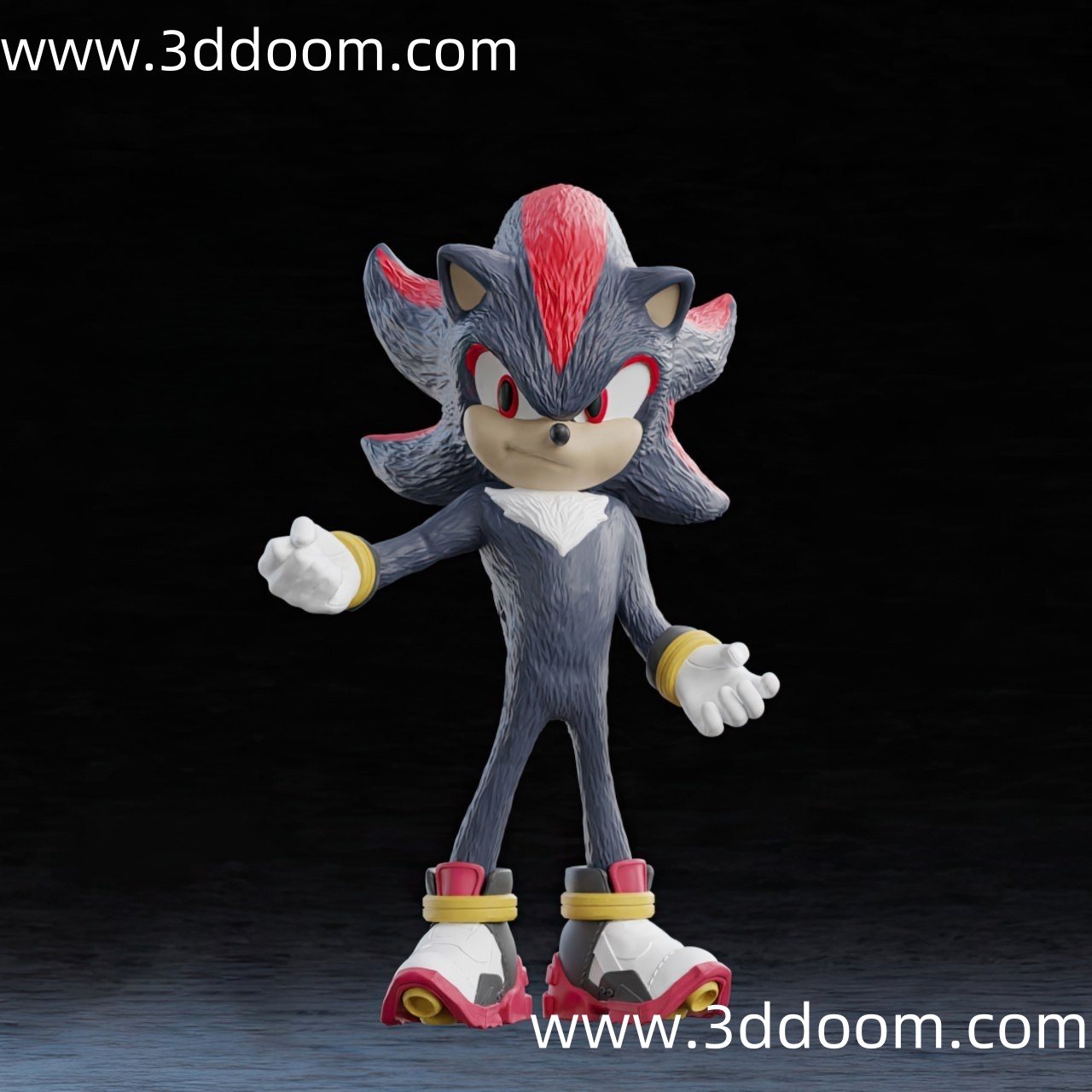 281 Shadow Sonic The Hedgehog 刺猬索尼克-3D DOOM
