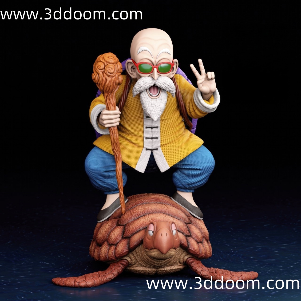 260 Master Roshi Dragon Ball 龙珠 龟仙人-3D DOOM